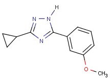 3-cyclopropyl-5-(3-methoxyphenyl)-1H-1,2,4-triazole