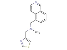 (isoquinolin-5-ylmethyl)methyl(1,3-thiazol-4-ylmethyl)amine