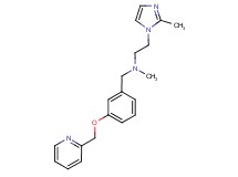 N-methyl-2-(2-methyl-1H-imidazol-1-yl)-N-[3-(pyridin-2-ylmethoxy)benzyl]ethanamine