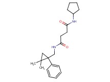 N-cyclopentyl-N'-[(2,2-dimethyl-1-phenylcyclopropyl)methyl]succinamide