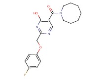 5-(azocan-1-ylcarbonyl)-2-[(4-fluorophenoxy)methyl]pyrimidin-4-ol