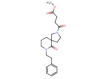 methyl 4-oxo-4-[6-oxo-7-(2-phenylethyl)-2,7-diazaspiro[4.5]dec-2-yl]butanoate