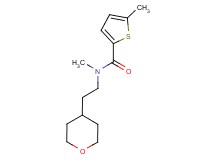 N,5-dimethyl-N-[2-(tetrahydro-2H-pyran-4-yl)ethyl]-2-thiophenecarboxamide