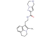 N-[2-(2-methyl-5,6-dihydro-4H-pyrrolo[3,2,1-ij]quinolin-1-yl)ethyl]-4,5,6,7-tetrahydropyrazolo[1,5-a]pyrazine-2-carboxamide hydrochloride