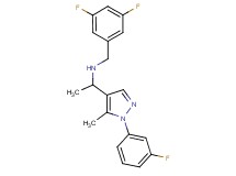 (3,5-difluorobenzyl){1-[1-(3-fluorophenyl)-5-methyl-1H-pyrazol-4-yl]ethyl}amine