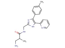 3-amino-2-methyl-N-{[4-(4-methylphenyl)-5-(2-pyridinyl)-1H-imidazol-2-yl]methyl}propanamide hydrochloride
