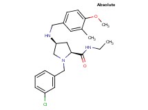 (4S)-1-(3-chlorobenzyl)-N-ethyl-4-[(4-methoxy-3-methylbenzyl)amino]-L-prolinamide
