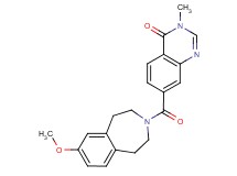 7-[(7-methoxy-1,2,4,5-tetrahydro-3H-3-benzazepin-3-yl)carbonyl]-3-methylquinazolin-4(3H)-one
