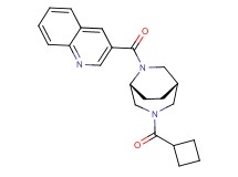3-{[(1S*,5R*)-3-(cyclobutylcarbonyl)-3,6-diazabicyclo[3.2.2]non-6-yl]carbonyl}quinoline