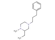 2-ethyl-1-methyl-4-(3-phenylpropyl)piperazine