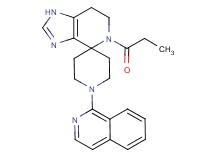 1'-isoquinolin-1-yl-5-propionyl-1,5,6,7-tetrahydrospiro[imidazo[4,5-c]pyridine-4,4'-piperidine]
