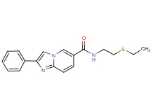 N-[2-(ethylthio)ethyl]-2-phenylimidazo[1,2-a]pyridine-6-carboxamide
