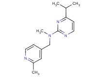 4-isopropyl-N-methyl-N-[(2-methylpyridin-4-yl)methyl]pyrimidin-2-amine