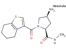 (2S,4S)-4-amino-N-methyl-1-(4,5,6,7-tetrahydro-1-benzothien-3-ylcarbonyl)pyrrolidine-2-carboxamide