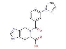 5-[3-(1H-pyrazol-1-yl)benzoyl]-4,5,6,7-tetrahydro-1H-imidazo[4,5-c]pyridine-6-carboxylic acid
