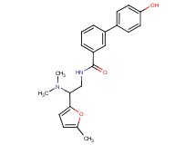 N-[2-(dimethylamino)-2-(5-methyl-2-furyl)ethyl]-4'-hydroxybiphenyl-3-carboxamide