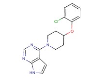 4-[4-(2-chlorophenoxy)-1-piperidinyl]-7H-pyrrolo[2,3-d]pyrimidine