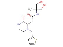 N-[2-hydroxy-1-(hydroxymethyl)-1-methylethyl]-2-[3-oxo-1-(2-thienylmethyl)-2-piperazinyl]acetamide