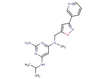 N~6~-isopropyl-N~4~-methyl-N~4~-{[3-(3-pyridinyl)-5-isoxazolyl]methyl}-2,4,6-pyrimidinetriamine