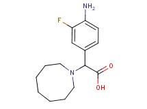(4-amino-3-fluorophenyl)(1-azocanyl)acetic acid hydrochloride