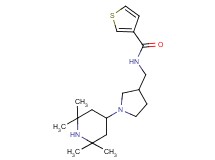 N-{[1-(2,2,6,6-tetramethylpiperidin-4-yl)pyrrolidin-3-yl]methyl}thiophene-3-carboxamide