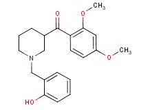 (2,4-dimethoxyphenyl)[1-(2-hydroxybenzyl)-3-piperidinyl]methanone