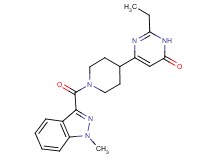 2-ethyl-6-{1-[(1-methyl-1H-indazol-3-yl)carbonyl]piperidin-4-yl}pyrimidin-4(3H)-one