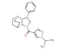 (3R*,3aR*,7aR*)-1-[(1-isopropyl-1H-pyrazol-4-yl)carbonyl]-3-phenyloctahydro-4,7-ethanopyrrolo[3,2-b]pyridine