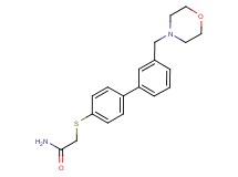 2-{[3'-(morpholin-4-ylmethyl)biphenyl-4-yl]thio}acetamide