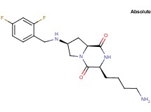 (3S,7S,8aS)-3-(4-aminobutyl)-7-[(2,4-difluorobenzyl)amino]hexahydropyrrolo[1,2-a]pyrazine-1,4-dione