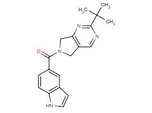 2-tert-butyl-6-(1H-indol-5-ylcarbonyl)-6,7-dihydro-5H-pyrrolo[3,4-d]pyrimidine