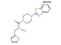 (2R)-1-[4-(1,3-benzothiazol-2-yl)-1-piperazinyl]-3-(2-furyl)-1-oxo-2-propanamine