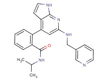 N-isopropyl-2-{6-[(pyridin-3-ylmethyl)amino]-1H-pyrrolo[2,3-b]pyridin-4-yl}benzamide