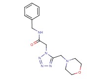N-benzyl-2-[5-(4-morpholinylmethyl)-1H-tetrazol-1-yl]acetamide