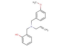 2-{[allyl(3-methoxybenzyl)amino]methyl}phenol
