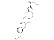 methyl 5-[(2-hydroxy-7-methoxyquinolin-3-yl)methyl]-5,6,7,8-tetrahydro-4H-pyrazolo[1,5-a][1,4]diazepine-2-carboxylate