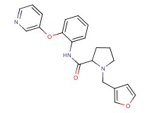 1-(3-furylmethyl)-N-[2-(3-pyridinyloxy)phenyl]prolinamide