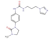 N-[3-(1H-imidazol-1-yl)propyl]-N'-[4-(3-methyl-2-oxoimidazolidin-1-yl)phenyl]urea