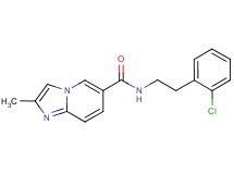 N-[2-(2-chlorophenyl)ethyl]-2-methylimidazo[1,2-a]pyridine-6-carboxamide