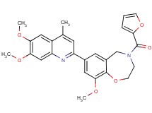 7-(6,7-dimethoxy-4-methyl-2-quinolinyl)-4-(2-furoyl)-9-methoxy-2,3,4,5-tetrahydro-1,4-benzoxazepine