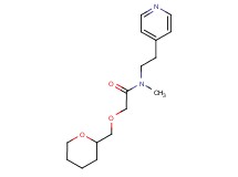 N-methyl-N-(2-pyridin-4-ylethyl)-2-(tetrahydro-2H-pyran-2-ylmethoxy)acetamide