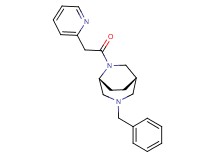 (1S*,5R*)-3-benzyl-6-(2-pyridinylacetyl)-3,6-diazabicyclo[3.2.2]nonane