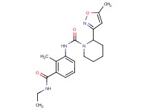 N-{3-[(ethylamino)carbonyl]-2-methylphenyl}-2-(5-methylisoxazol-3-yl)piperidine-1-carboxamide