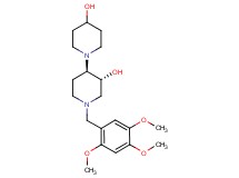 (3'R*,4'R*)-1'-(2,4,5-trimethoxybenzyl)-1,4'-bipiperidine-3',4-diol