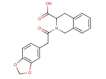 2-(1,3-benzodioxol-5-ylacetyl)-1,2,3,4-tetrahydroisoquinoline-3-carboxylic acid