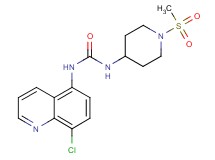 N-(8-chloroquinolin-5-yl)-N'-[1-(methylsulfonyl)piperidin-4-yl]urea