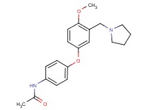 N-{4-[4-methoxy-3-(pyrrolidin-1-ylmethyl)phenoxy]phenyl}acetamide