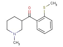 (1-methyl-3-piperidinyl)[2-(methylthio)phenyl]methanone