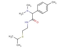 2-(dimethylamino)-N-[2-(isopropylthio)ethyl]-2-(4-methylphenyl)acetamide