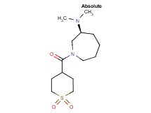 (3S)-1-[(1,1-dioxidotetrahydro-2H-thiopyran-4-yl)carbonyl]-N,N-dimethylazepan-3-amine